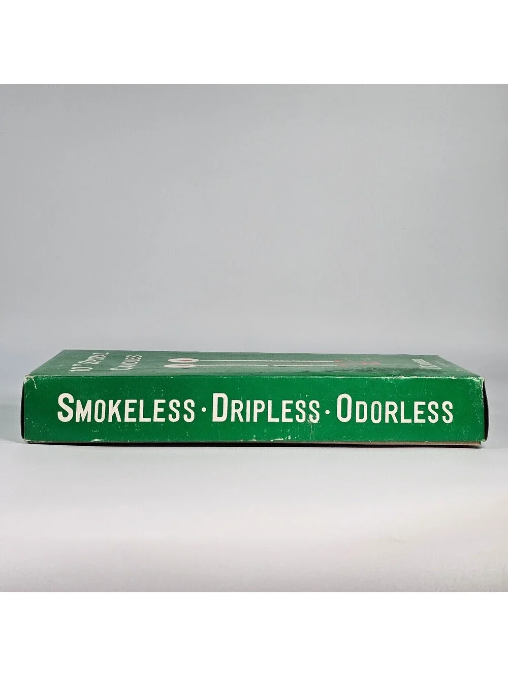 Vintage Red Spiral Taper Candles 10 Inch Smokeless Dripless 1 Dozen 300284